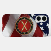 Field Artillery Branch Insignia Special Edition Case-Mate iPhoneケース (裏面 (横))
