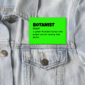 Field Botanist Funny Meaning 缶バッジ (インサイチュ)