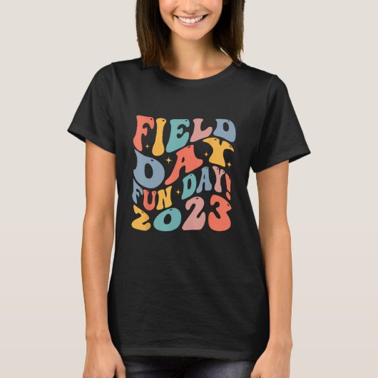 Field Day Fun Day 2023 For Teacher Student Field T Tシャツ (正面)