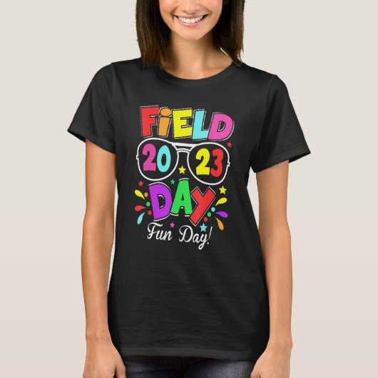 Field Day Fun Day 2023 Last Day of School Tシャツ (正面)