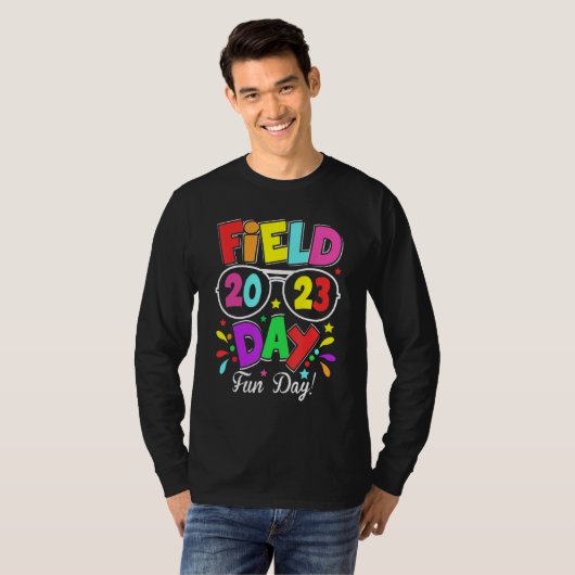 Field Day Fun Day 2023 Last Day of School Tシャツ (正面フル)