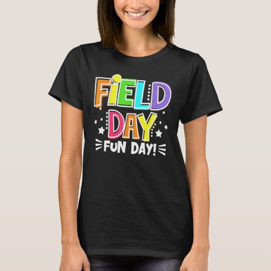 Field Day Fun Day Last Day Of School Teacher Stude Tシャツ (正面)