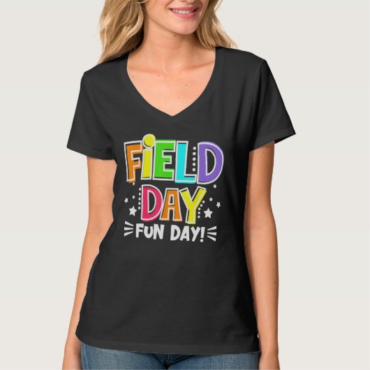 Field Day Fun Day Last Day Of School Teacher Stude Tシャツ (正面)