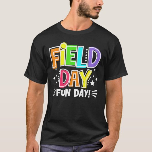 Field Day Fun Day Last Day Of School Teacher Stude Tシャツ (正面)