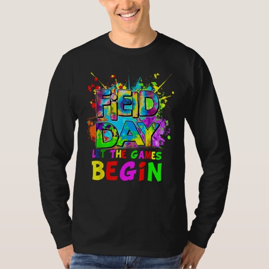 Field Day Time Teachers 2023 Games Begin Kids Girl Tシャツ (正面)