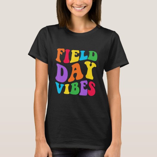 Field Day Vibes For Teacher Kids Field Day 2023 Tシャツ (正面)