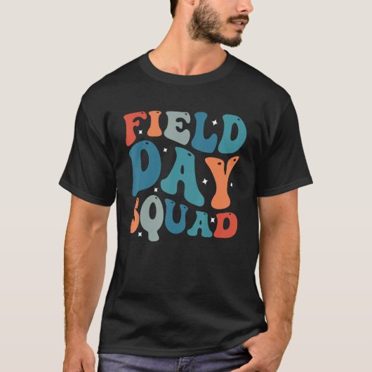 Field Fun Day Squad School Trip Vibes Boys Girls T Tシャツ (正面)