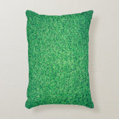 Field grass green lawn texture アクセントクッション (正面(垂直))