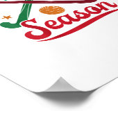 Field Hockey Christmas Tis The Season Player Holid ポスター (角)