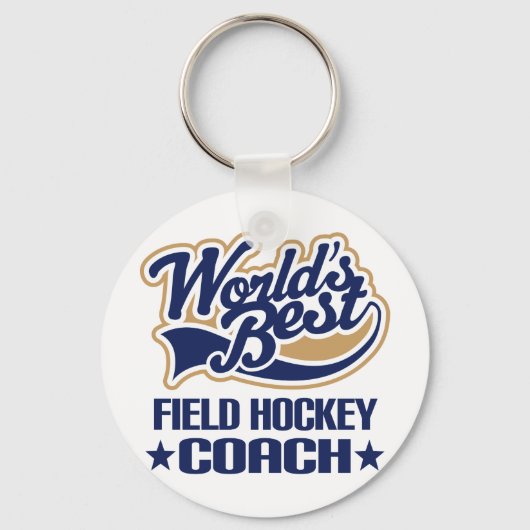 Field Hockey Coach Gift キーホルダー (正面)
