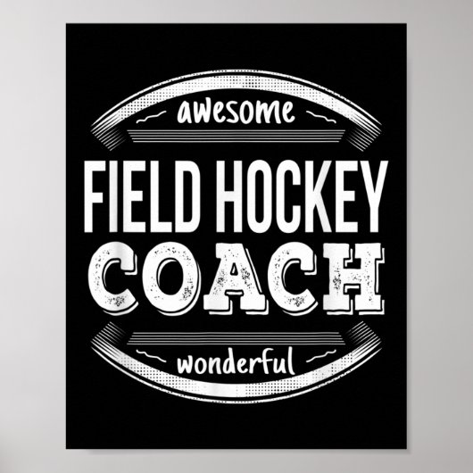 Field Hockey Coach Gifts Funny  ポスター (正面)