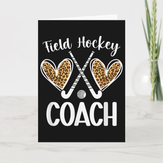 Field Hockey Coach Hearts Field Hockey Coach  カード (正面)