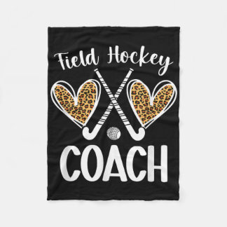 Field Hockey Coach Hearts Field Hockey Coach  フリースブランケット