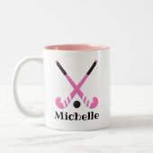 Field Hockey Coach or Player ツートーンマグカップ (左)