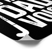 Field Hockey Dad Voice Dad Of A Field Hockey Playe ポスター (角)