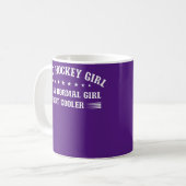 Field Hockey Girl Definition コーヒーマグカップ (正面左)