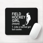 Field Hockey Girl Definition  マウスパッド (マウス)