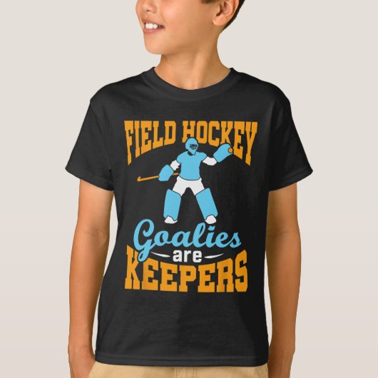 Field Hockey Goalie Goalkeeper Pun Goalies Are Kee Tシャツ (正面)