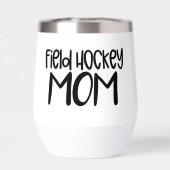 Field Hockey Mom – Sideline Sipper Wine Tumbler (背面)