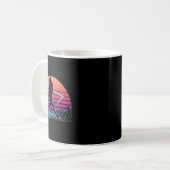Field Hockey Player Retro _1 コーヒーマグカップ (正面左)