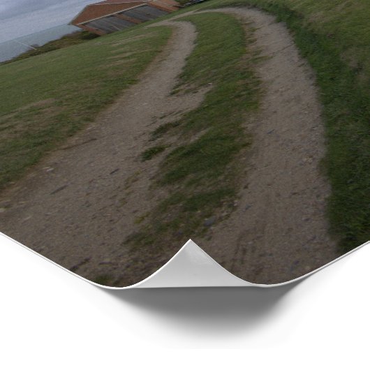 Field in Rhode Island Poster ポスター (角)