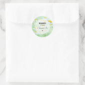 Field Kitchenのかわいらしデイジーの写真 ラウンドシール (バッグ)