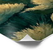 Field Landscape Wild Flowers Wall Poster Art ポスター (コーナー)