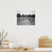 Field Music Band, 1925.ヴィンテージ写真 ポスター (キッチン)