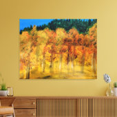 Field of Aspens キャンバスプリント (インサイチュ (リビング))