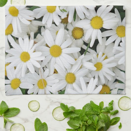 Field of Daisies キッチンタオル (折り畳み)