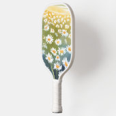 Field of Daisies | Flower Meadow Floral Painting ピックルボールラケット (左)