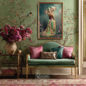 Field of Dreams, Portrait & Parasol, Emerald Green 薄葉紙