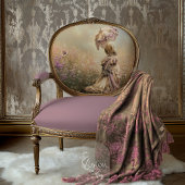 Field of Dreams, Woman & Parasol Dusty Violet 薄葉紙