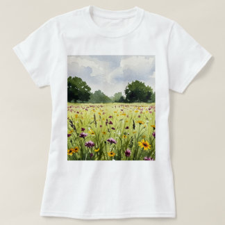 Field of flowers tシャツ