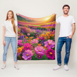 Field of Radiance フリースブランケット