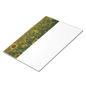 Field of Sunflowersメモ帳 ノートパッド (アングル)