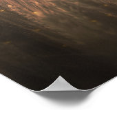 Field of Wheat Rustic Wedding Banner Poster ポスター (角)