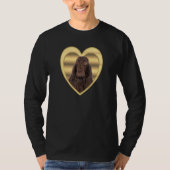 Field Spaniel Dog Dog Heart Field Spaniel 2 Tシャツ (正面)