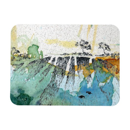 Field with Crows by Alexandra調理師aka Linandara マグネット (横)