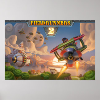 Fieldrunners 2 – 空に移動 ポスター