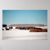 Fields and forests of central Russia. architecture ポスター (正面)