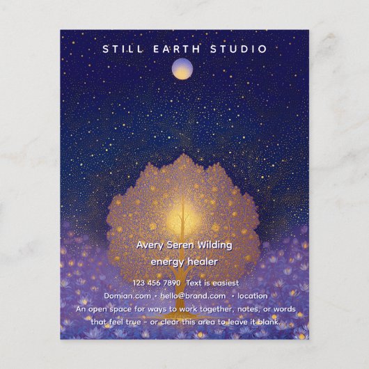 Fields of Inner Light | Tree of Life チラシ (裏面)