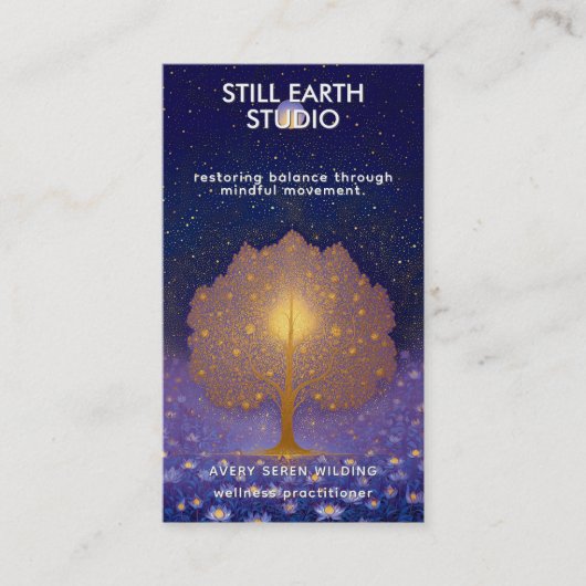 Fields of Inner Light | Tree of Life 名刺 (正面)