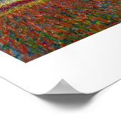 Fields of Tulip With The Rijnsburg Windmill Monet ポスター (角)