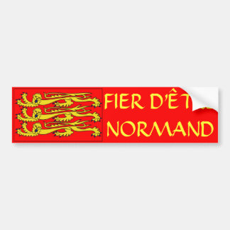 Fier d'être normand バンパーステッカー
