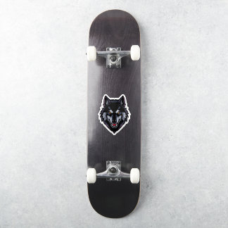 Fierce Black Wolf with Red Eyes Sticker – Dark Got シール