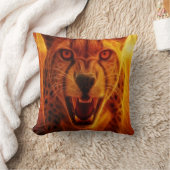 Fierce Cheetah クッション (ブランケット)