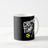 Fierce Crunch Time Cat Soccer Mugs コーヒーマグカップ (正面右)