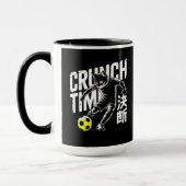 Fierce Determination Soccer Cat Anime Lover Sports マグカップ (左)