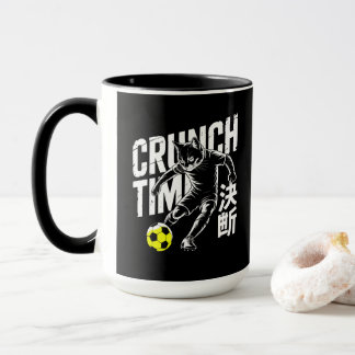 Fierce Determination Soccer Cat Anime Lover Sports マグカップ